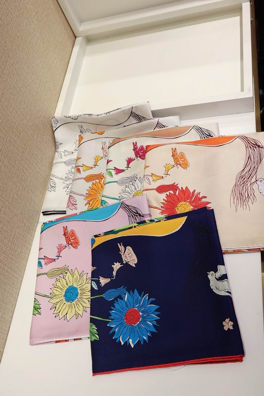 Hermes silk Scarf 90X90cm E022801